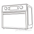 Oven Penggorengan Udara Digital 25L Kapasitas Gedhe